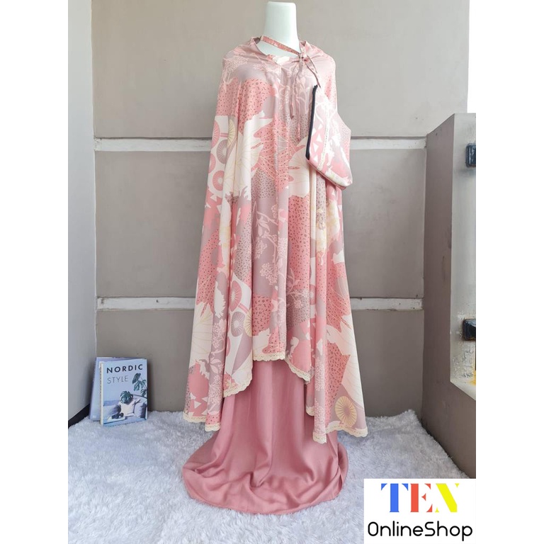 Mukena rayon viscose mix rayon premium polosan