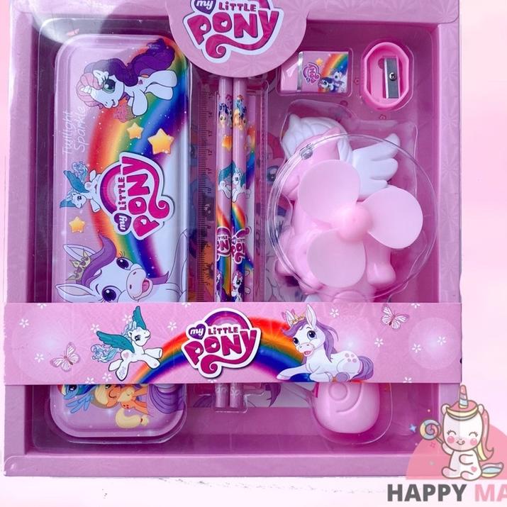 

Viral 12.12 Kotak pensil little pony / spiderma. set kipas pegas ほ