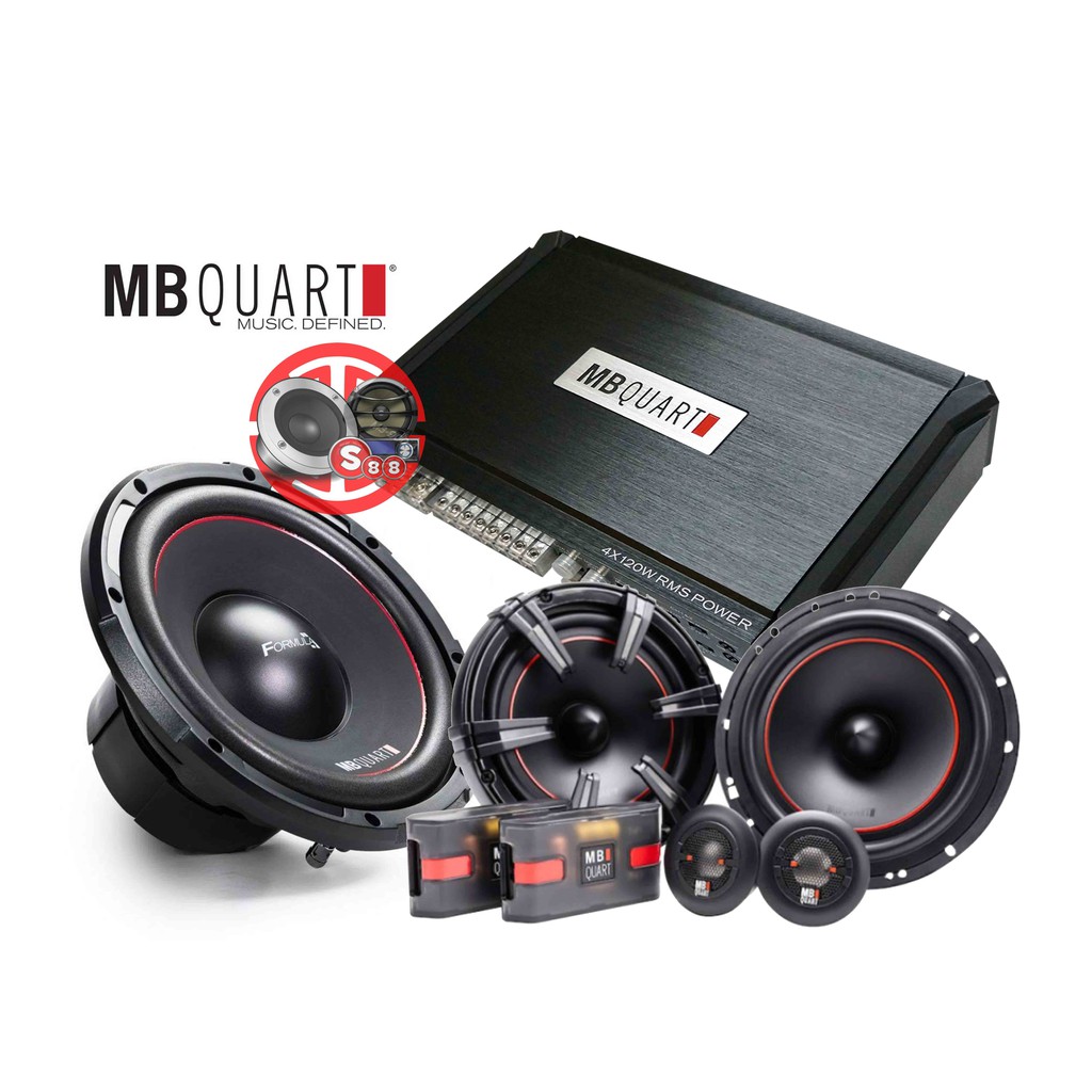 Paket Audio Mobil Premium MB Quart Daily SQ