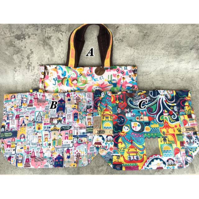 LESPORTSAC Elle Bolso Tote tas totebag original authentic asli