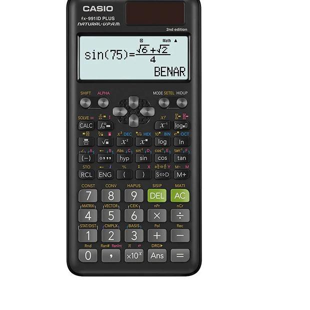 

KALKULATOR SCIENTIFIC CASIO FX 991ID PLUS 2 ORI KODE BARANG 5