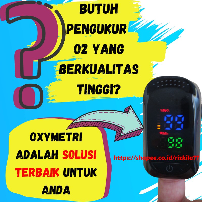 Oximeter fingertip  Alat pengukur kadar oksigen spo2 detak jantung A02 saturasi Oksigen Oxymeter