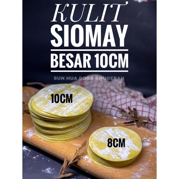 

Kulit siomay dimsum besar 10cm / kulit dumpling / kulit gyoza