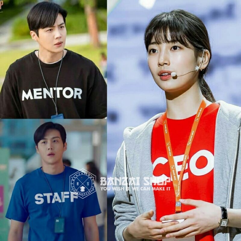 Kaos Drakor Start Up Sand Box Ceo,Mentor,Staff