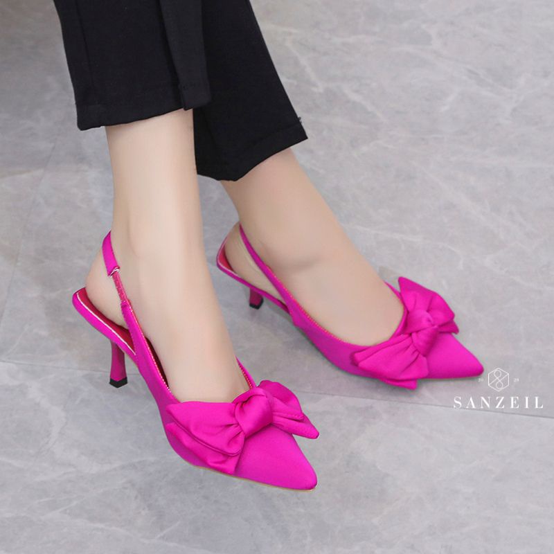 COD - Heels SANZEIL GINEE 0189 Ribbon Elegan Kasual Terbaru