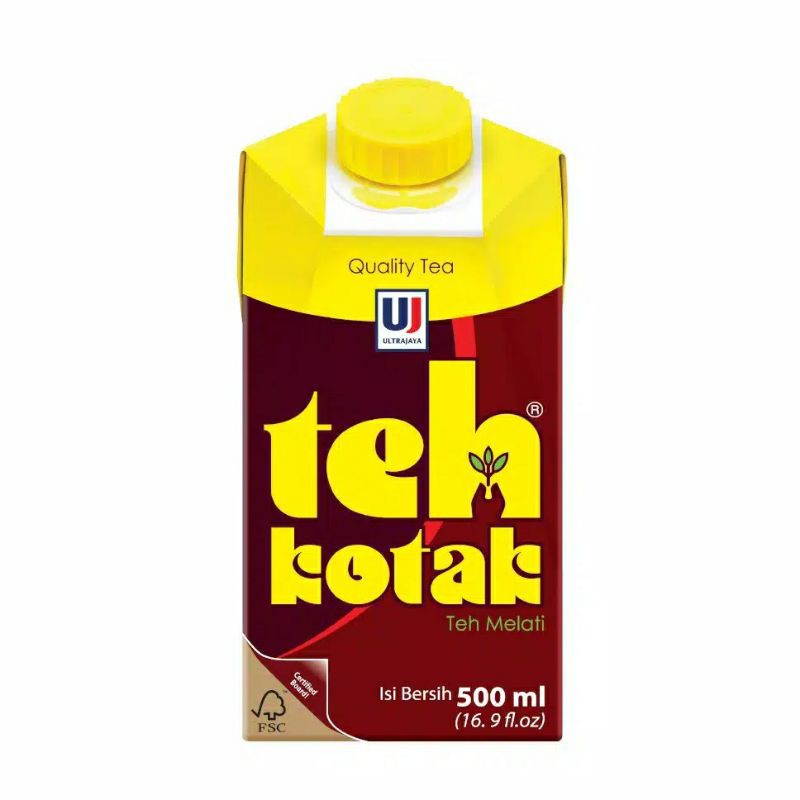 

Ultra Teh kotak jasmine reguler 500ml