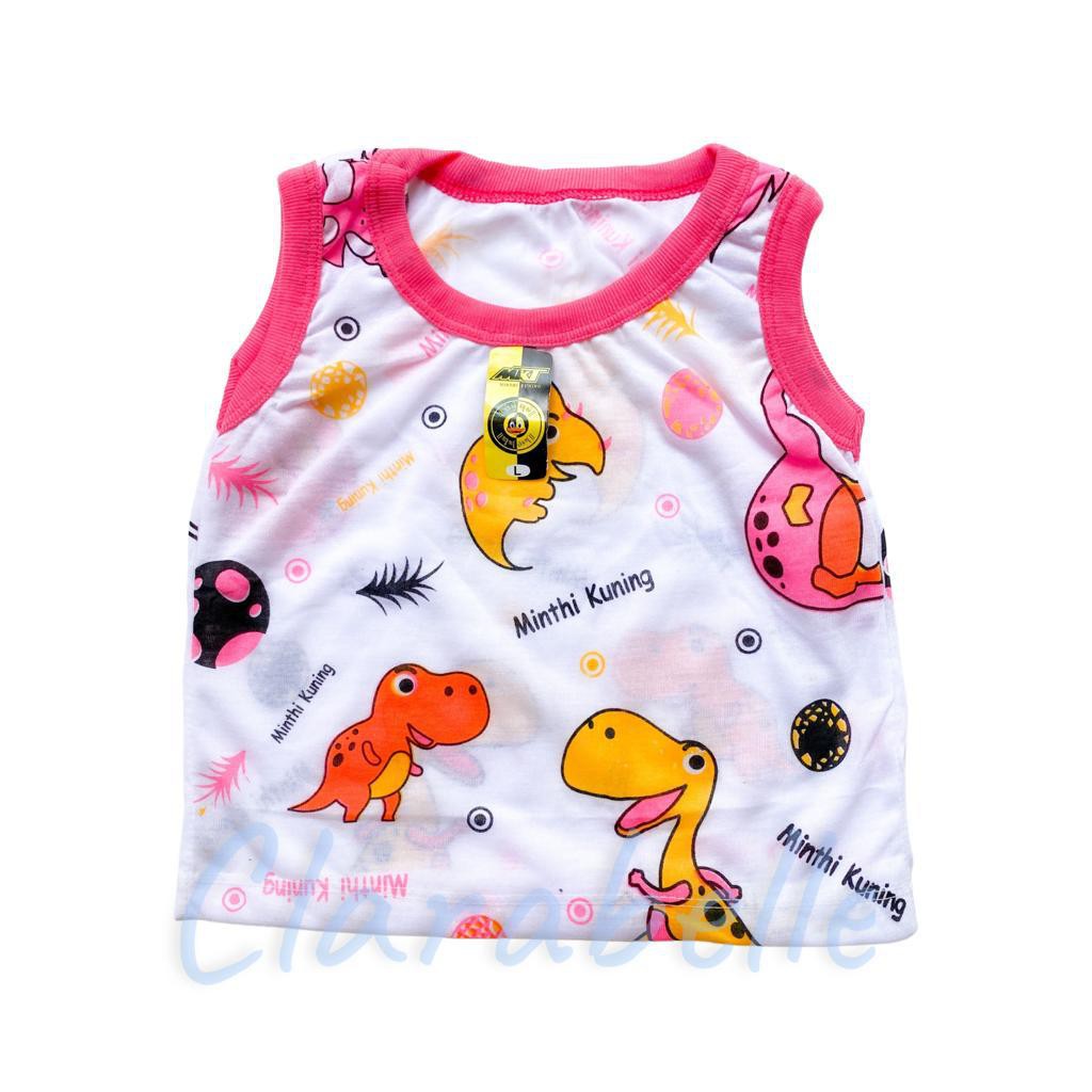 Singlet Anak karakter unisex Motif DINO Full Sablon.