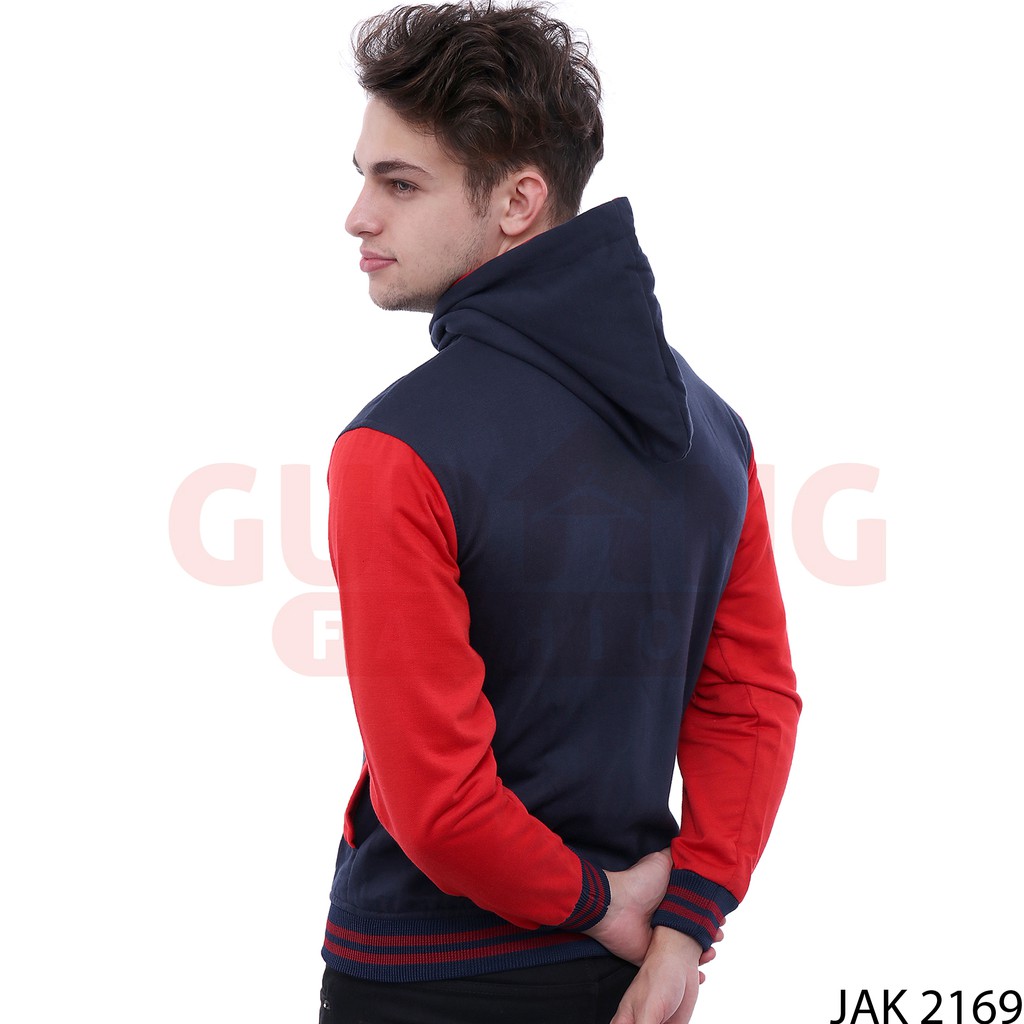 Jaket Casual Pria Terbaru Model Baseball - JAK 2169