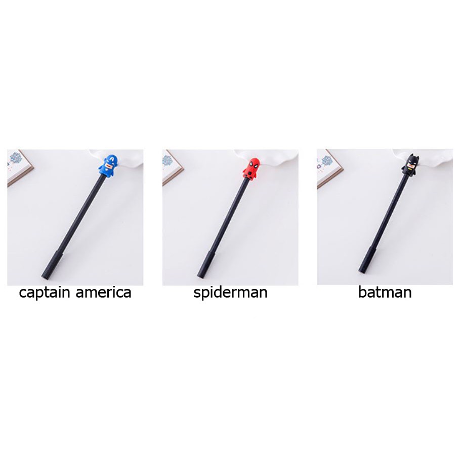 pen gel superhero hero gel ballpoint spe049