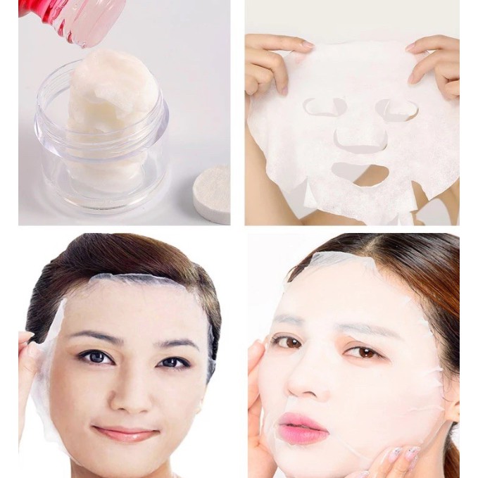 Compressed Paper Mask Sheet / Tablet Mask / Masker Kertas / Masker topeng