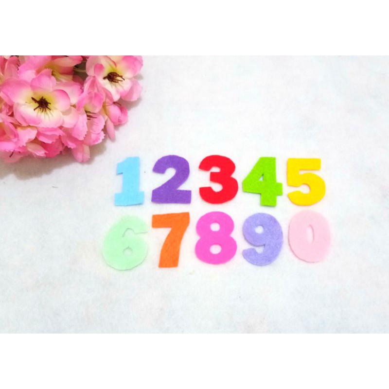 Aplikasi flanel angka