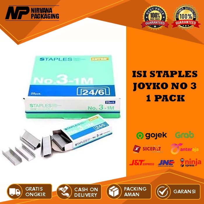 

ISI STAPLES / ISI STEPLES JOYKO NO 3 ISI STAPLER / ISI STEPLER 1 PACK