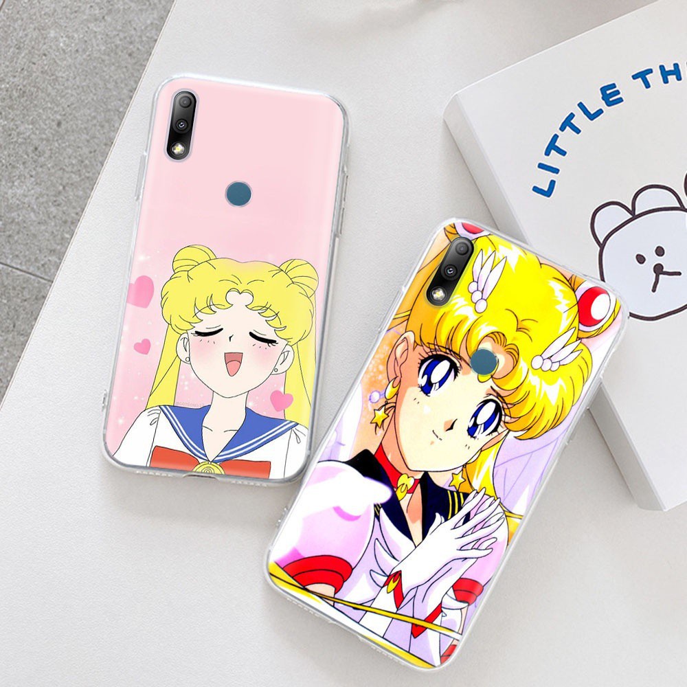 Soft Case Transparan Motif Sailor Moon Untuk Samsung S20 Fe A11 Ultra A21 A21S A31 A51 A71 M40S Plus-1