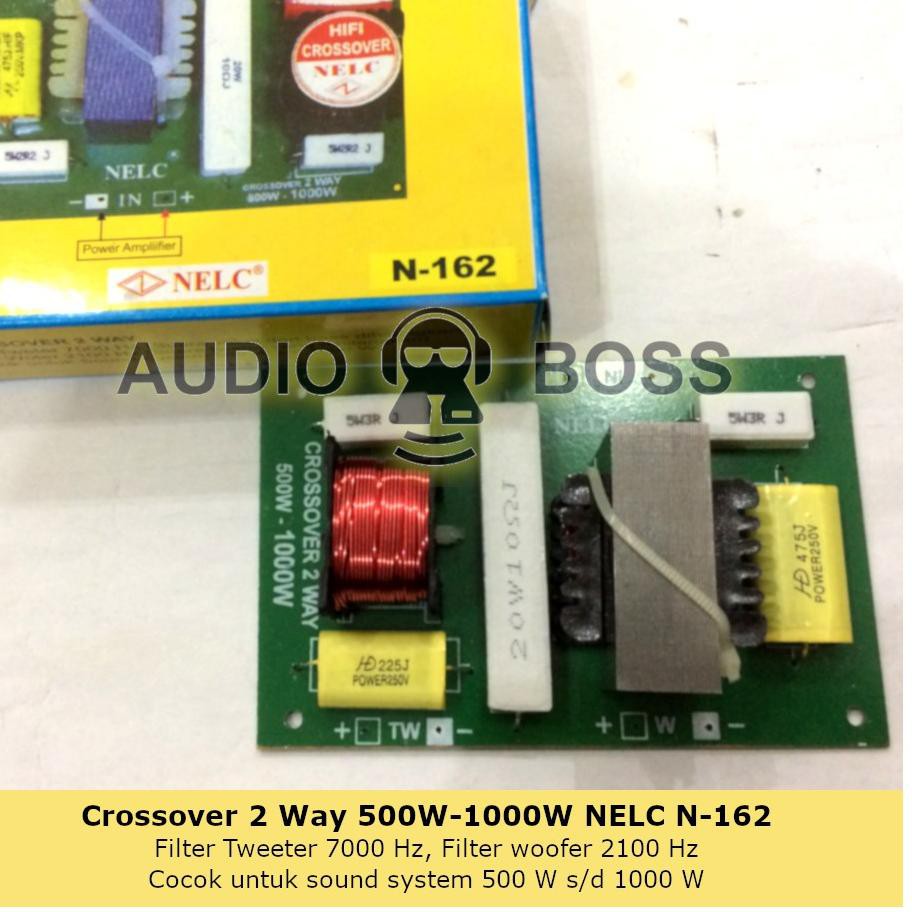 First Update!!! Crossover Pasif 2 Way 500 - 1 Watt NELC N-162 N W - 1000W Tweeter Dan Woofer