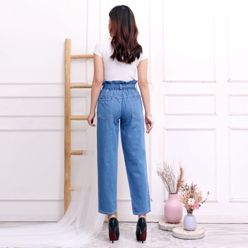 FWR - Celana Jogger Jeans Pocket Gwen