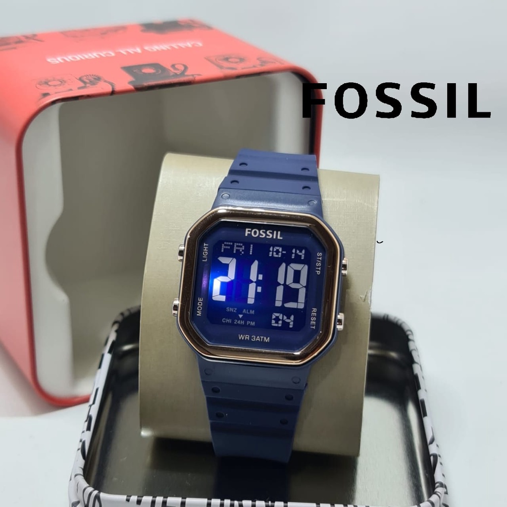 BEST SELLER JAM TANGAN WANITA DIGITAL FL J95 TALI RUBBER TANGGAL AKTIF DM 3.5CM FREE BOX &amp; BATERAI || JAM TANGAN FASHION WANITA JAM TANGAN CEWEK MURAH