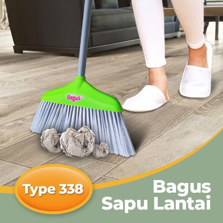 BAGUS SAPU LANTAI TYPE 338 - SAPU NYLON - SAPU BULU HALUS &amp; KUAT