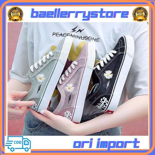 BS [COD] Sepatu kanvas wanita Sneakers wanita 211- Sepatu fashion Wanita