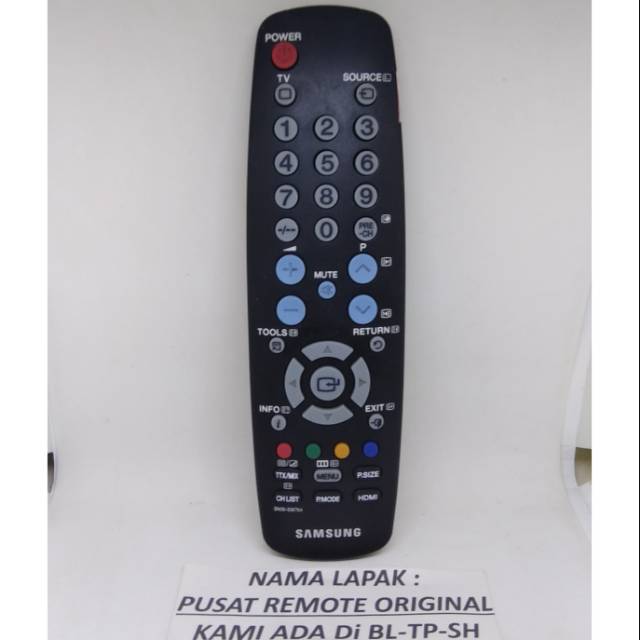 REMOTE REMOT TV SAMSUNG TABUNG SLIM FLAT LCD BN59 LK SERIES ORIGINAL ASLI
