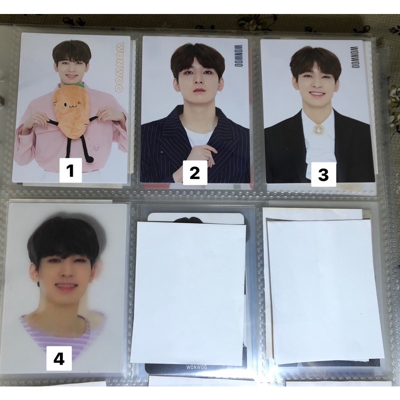 [BACA DESKRIPSI] SEVENTEEN WONWOO PHOTOCARD TRADING CARD HAPPY ENDING