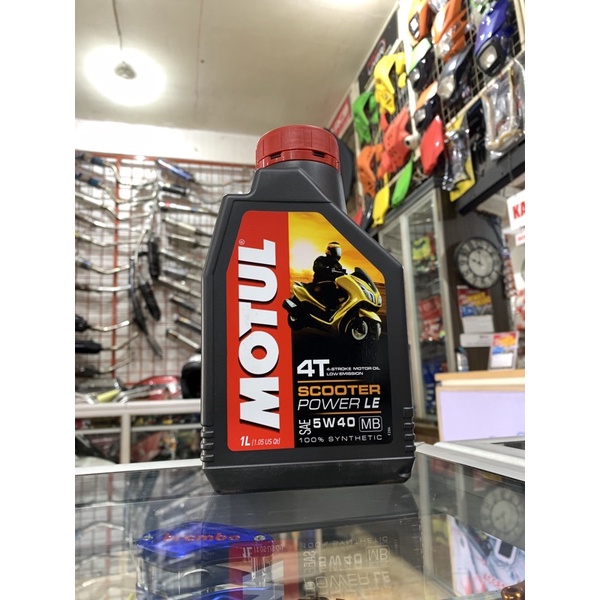 oli motul scooter power LE 5w40 1 liter