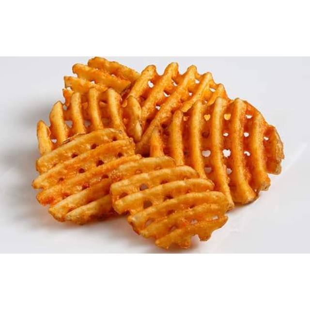 WAFFLE FRIES LAMB WESTON 500GR CRISS CUT POTATO IMPOR USA KENTANG CRISSCUT