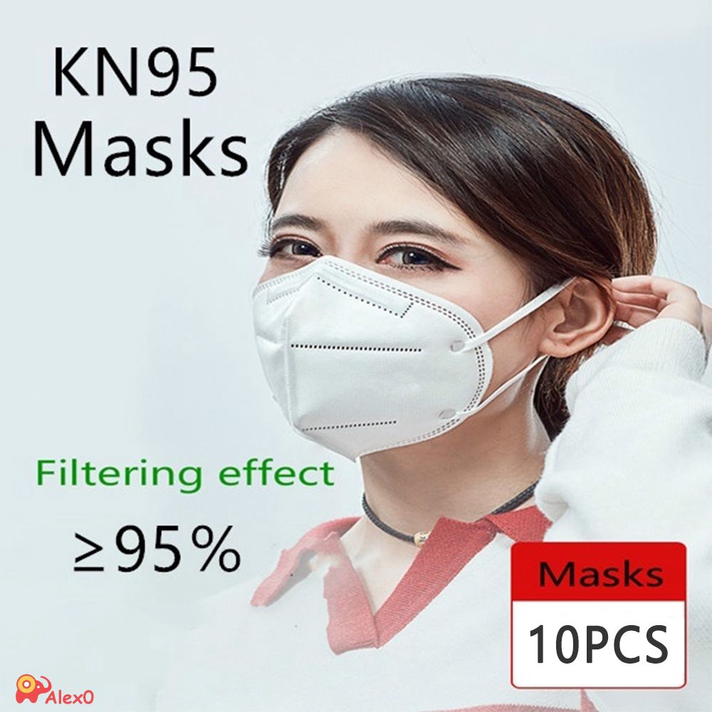 2021 Hot Selling 10PCS Masks KN95 Anti  fog Dust proof 