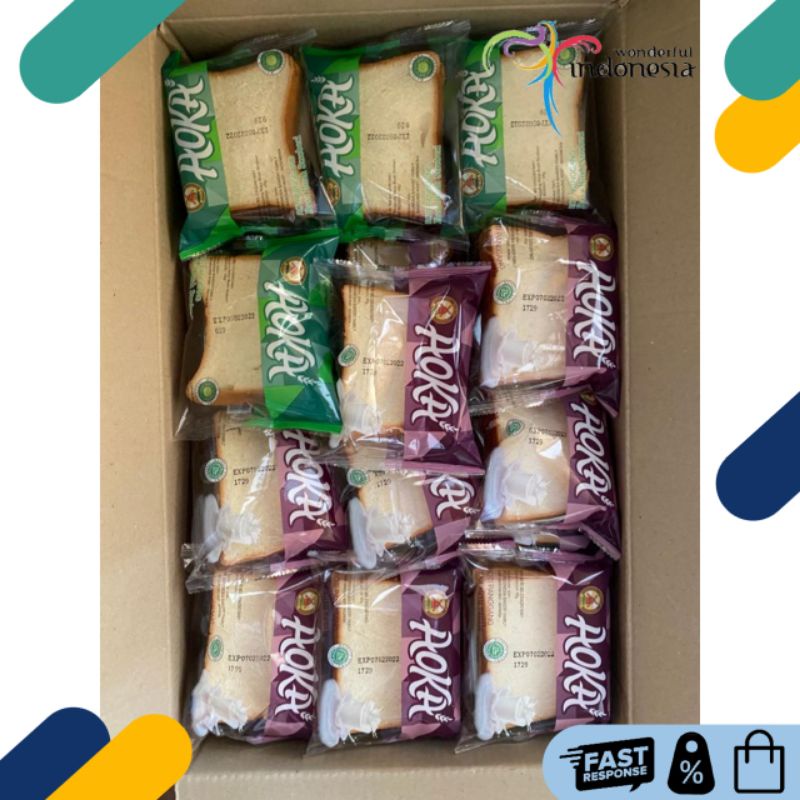 PROMO !!! Lengkap Semua Rasa ADA ! Aoka Roti Lembut Roti Panggang-1