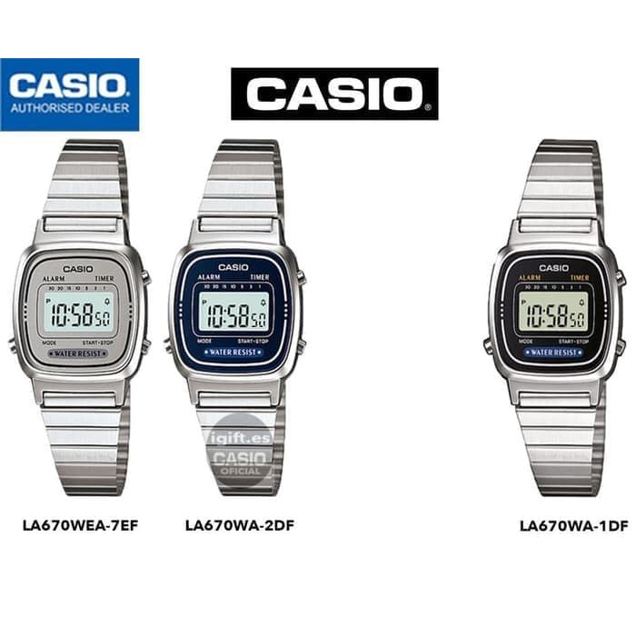 Jam Tangan Wanita / Cewek Casio LA 670WA Original