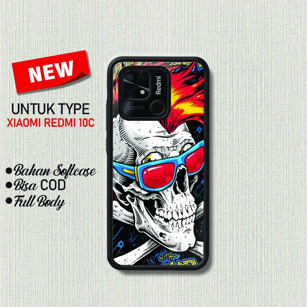 Case Redmi 10C - Hardcase Xiaomi Redmi 10C  - Softcase Xiaomi Redmi 10C - Cassing Elegant Xiaomi Red