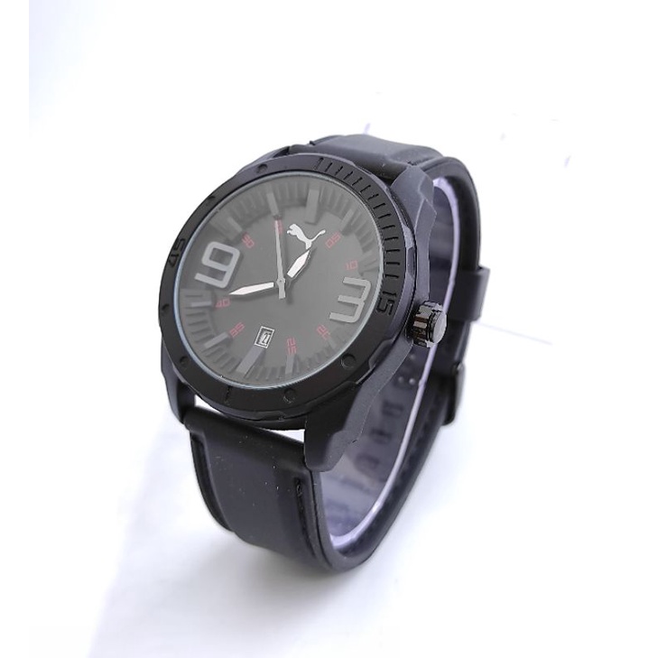 Jam tangan pria sporty keren tali rubber tgl on new