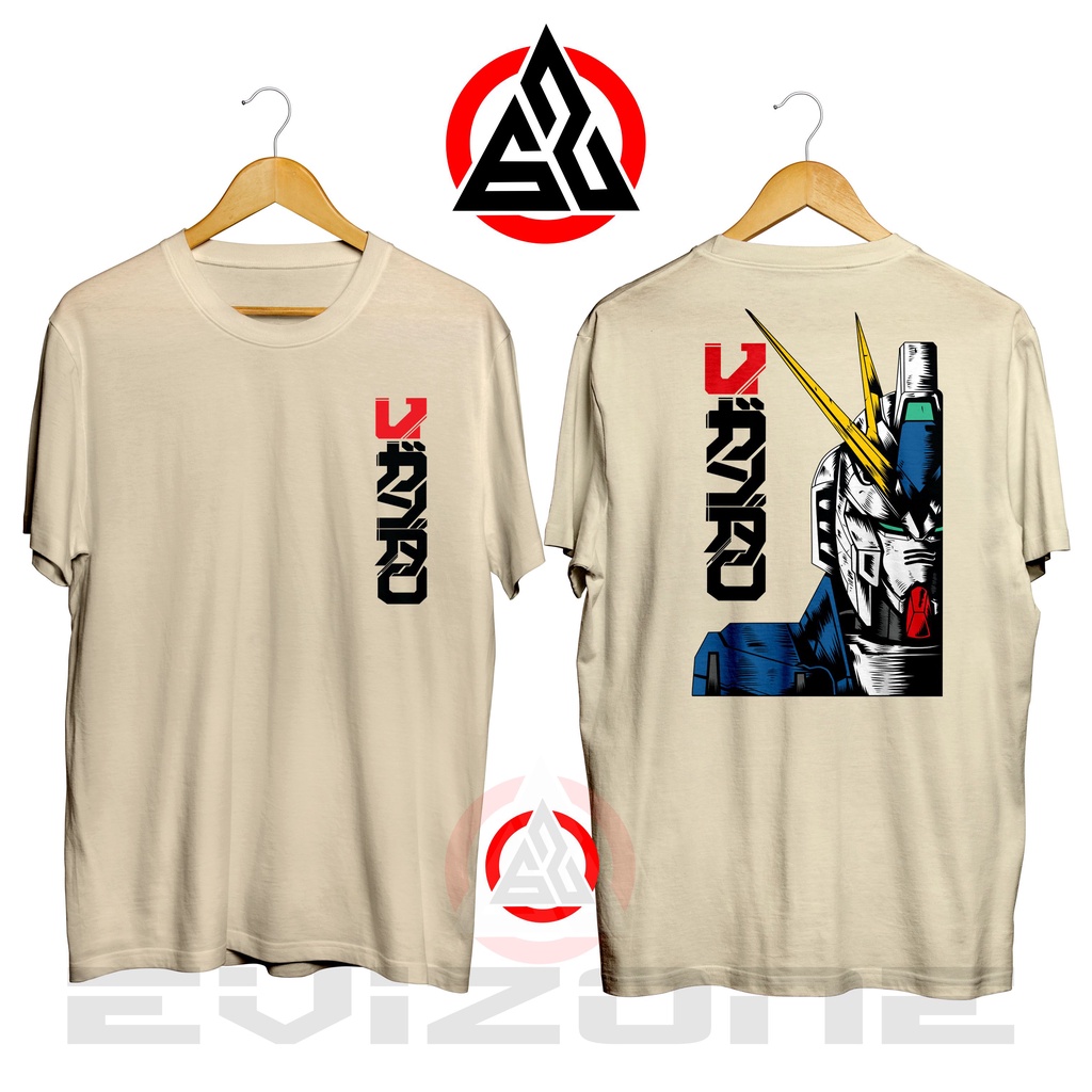 Evizone Kaos Distro Anime MOBILE SUT GUNDAM Cotton Combed 30s Premium Tshirt Pria Wanita SB028