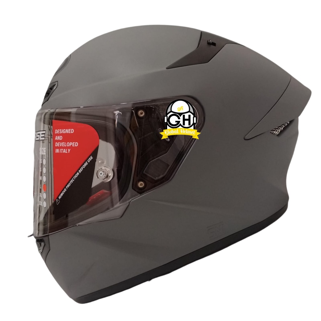 HELM KYT TT COURSE PLAIN MATT GORILLA GREY