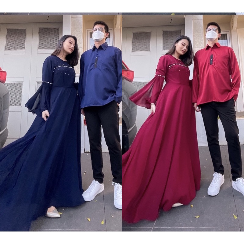 Vanesha Margaretta - Couple 671#Dapat 2 /Gamis &amp; Kurta/Fashion Couple