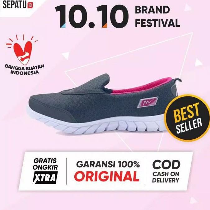  SEPATU  SLIP  ON WANITA MICKELSON AMS LIVVI Sepatu  Olahraga 