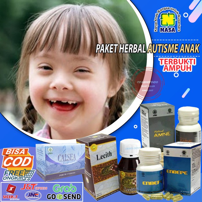 OBAT HERBAL AUTISME NASA - PAKET TERAPI PENGOBATAN AUTISME ANAK BPOM