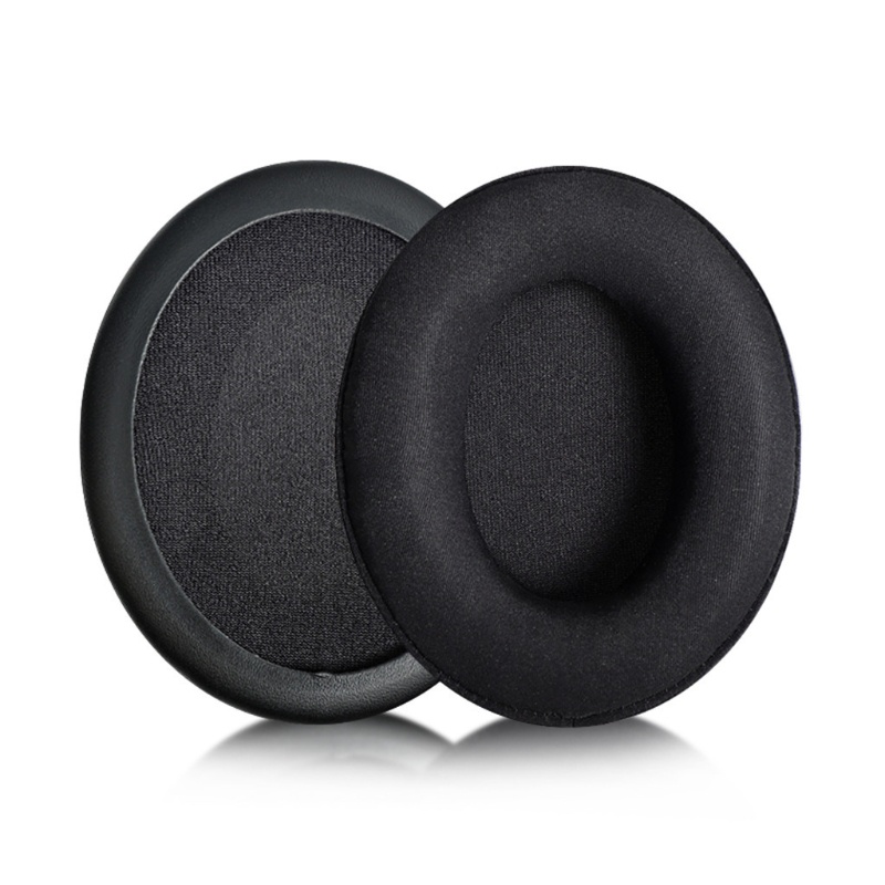 Cre 1pasang Spons Lembut Ear Pad Earmuff Pengganti Earpad Telinga Spons Lengan Penutup Telinga Kulit Untuk HSCD KHX-HSCP Cloud