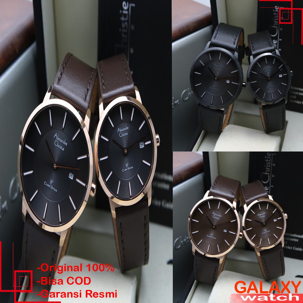 ALEXANDER CHRISTIE COUPLE ORIGINAL JAM TANGAN ALEXANDRE CHRISTIE COUPLE JAM ALEXANDER CRISTIE AC ALE