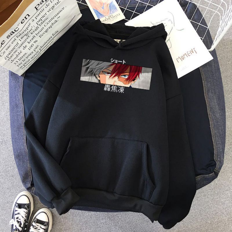 HOODIE JUMPER PULLOVER KILLUA HXH UNISEX PRIA&WANITA JAKET JAPAN ANIME Hoodie kilua zoldyck/sweater hoodie pria-Todoroki