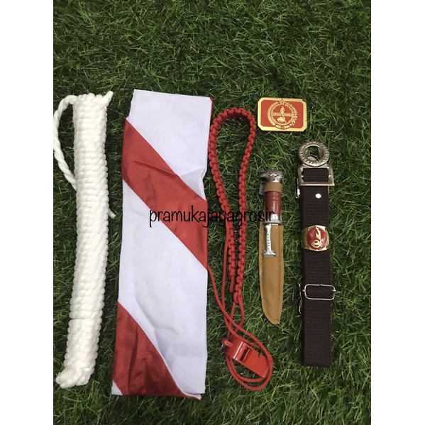 atribut pramuka set putra putri penggalang tanpa topi