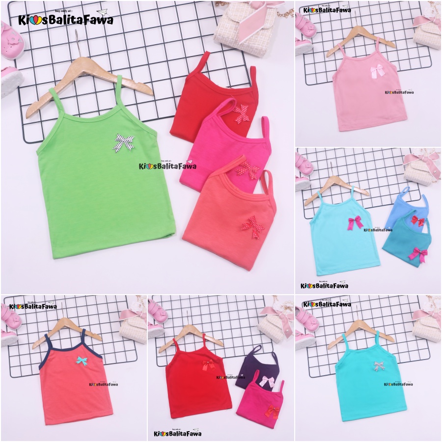 Lova Tanktop uk 3-18 Bulan / Atasan Bayi Perempuan Pakaian Anak Bayi Cewek Baju Murah Lucu Import