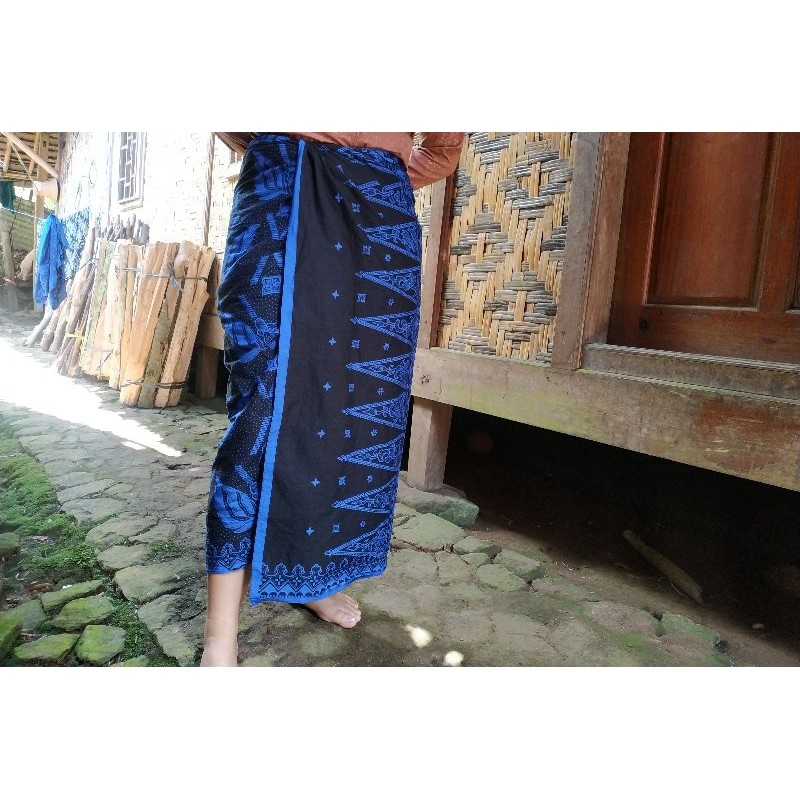 Kain sarung lilit Baduy batik baduy sarung lilit ukuran 200x100 senti meter