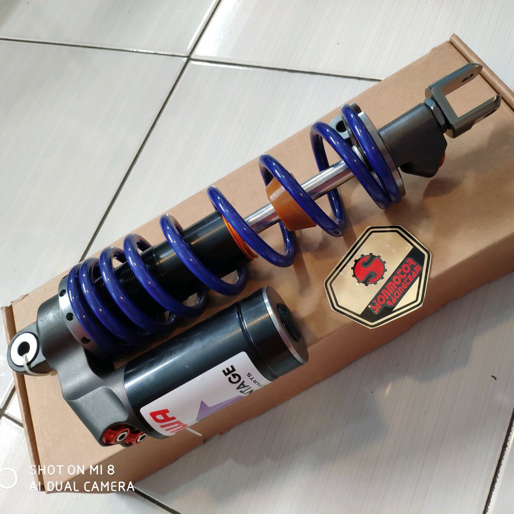 Shockbreaker Tabung Matic Showa Advantage Biru 325mm SION MOTOR