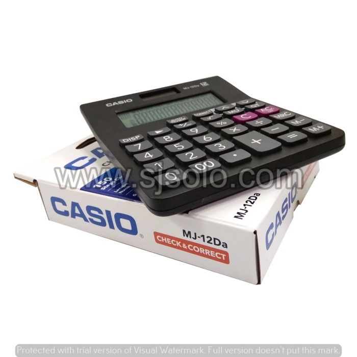 

Kalkulator Calculator Casio Practical MJ-12Da 12 Da original 12 Digit