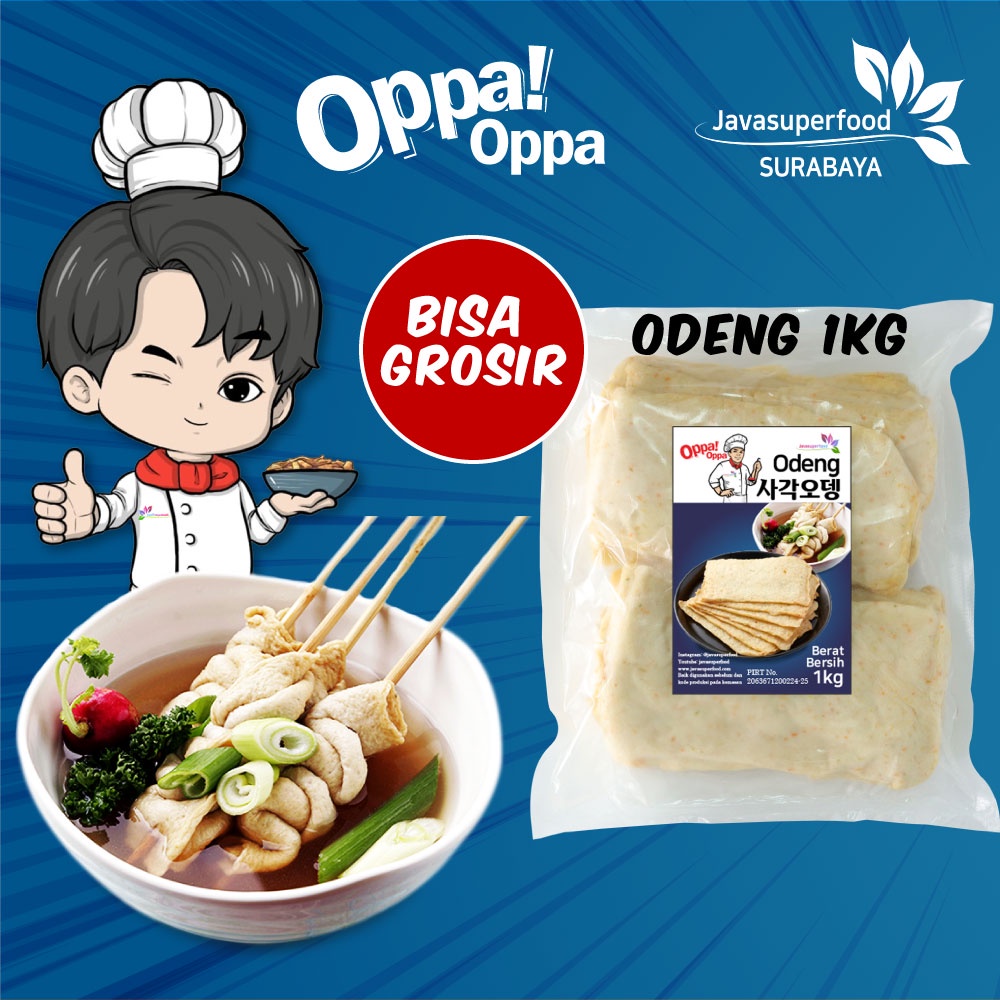 

Java Superfood Oppa Odeng Eomuk Korea Fish Cake 1Kg Halal - F0506