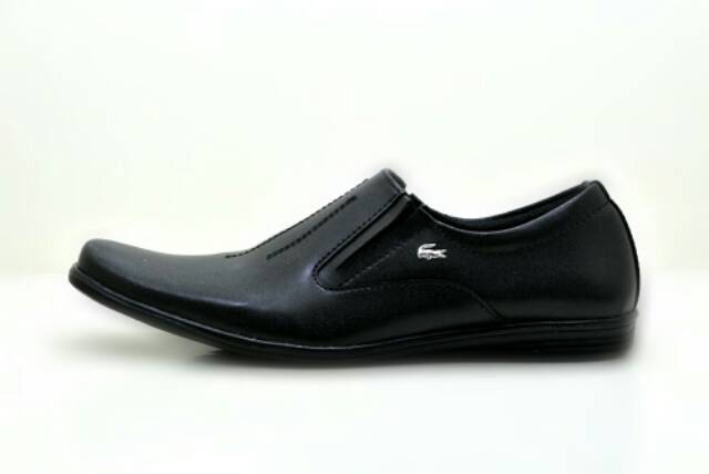 BEST SELLER !!! TERLARIS SEPATU PRIA PANTOPEL CROCODILE HITAM ELASTIC KERJA KANTOR SANTAI FORMAL