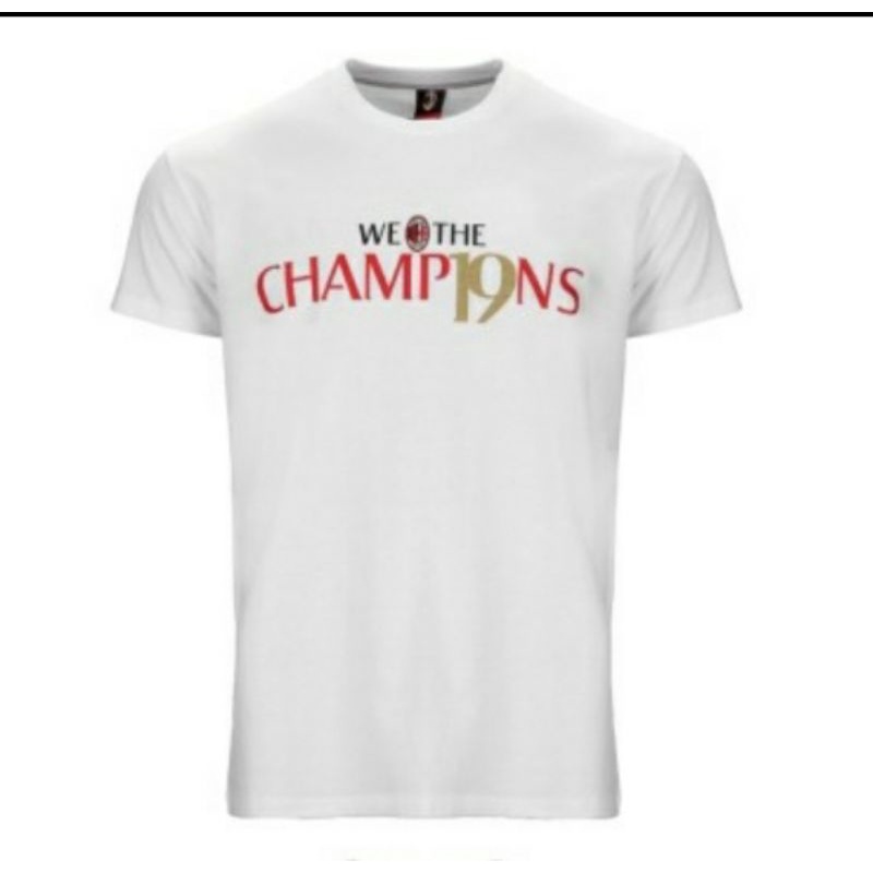 Kaos Perayaan Juara AcMilan // Kaos Scudetto 19 AcMilan