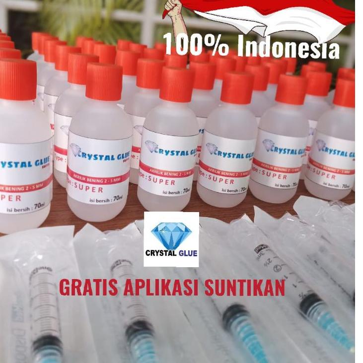 

KT510 Lem akrilik SUPER. Lem acrylic. Lem crystal glue 2020 Promo Gila