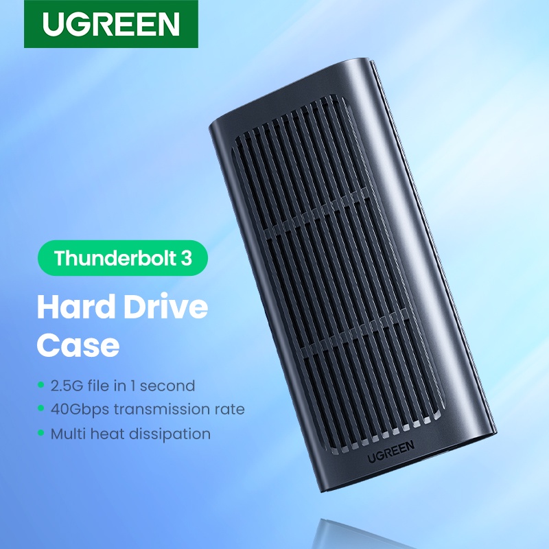 Ugreen Casing Hardisk Eksternal SSD M.2 40Gbps 3 Kecepatan