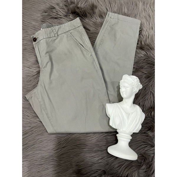 cotton basic pants